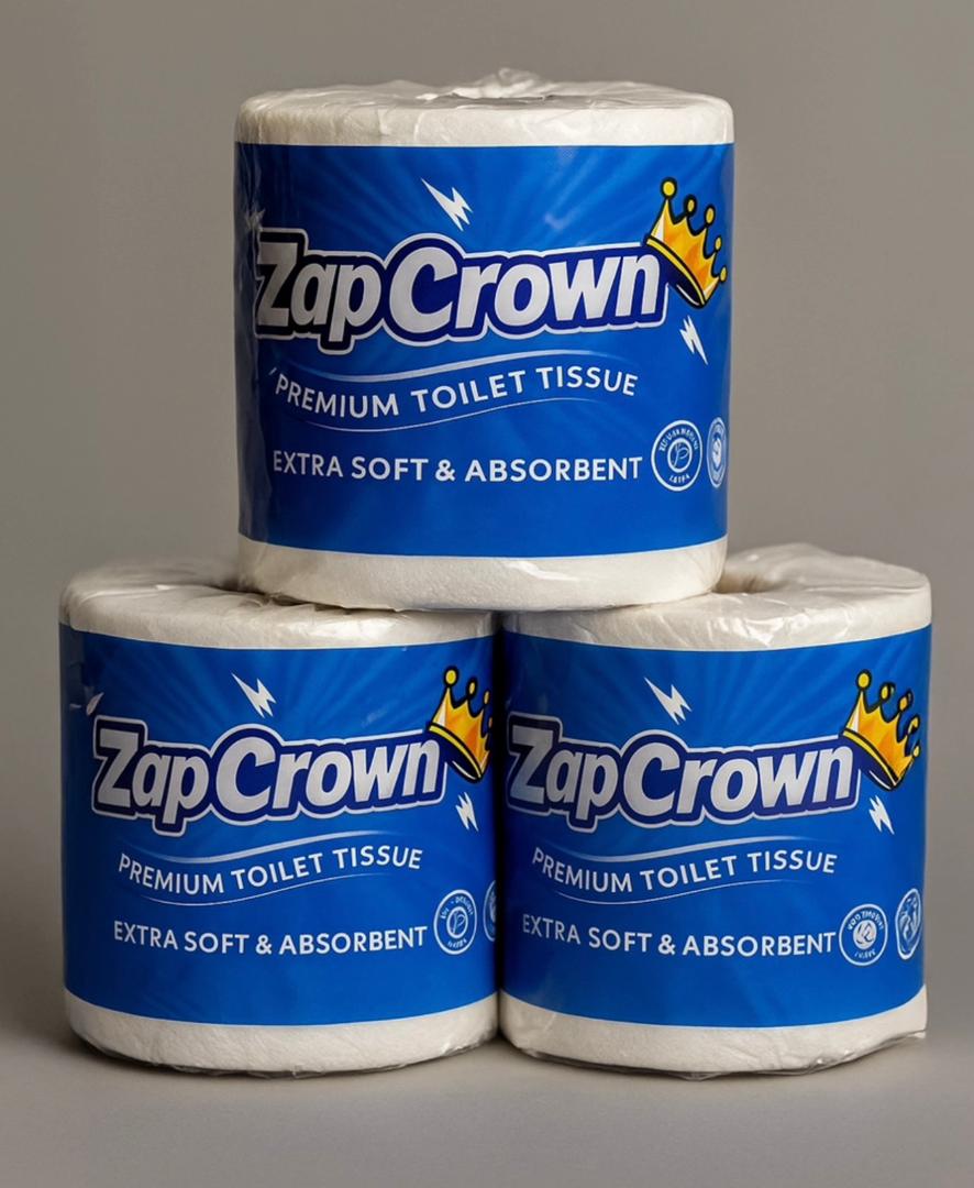 ZapCrown Premium Toilet Tissue